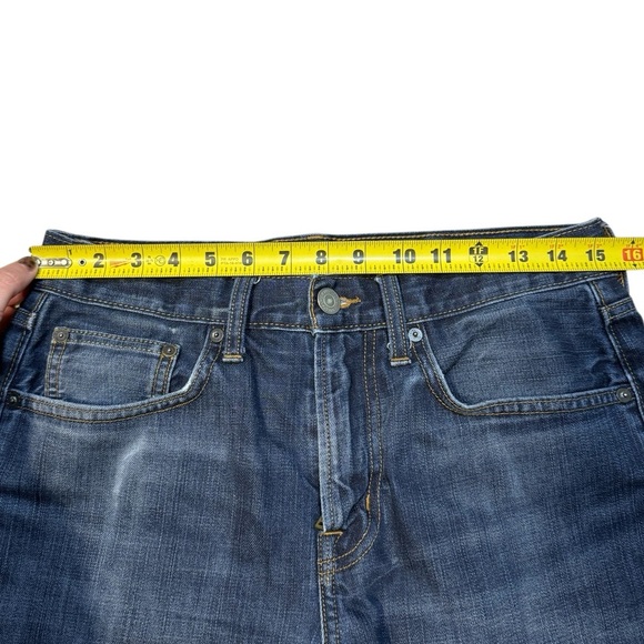 American Eagle Original Straight Jeans Blue Denim Men’s 31x32 Cotton Classic - Picture 10 of 14